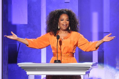 Oprah Winfrey is wildly successful television host, entrepreneur ... and left-hander.
