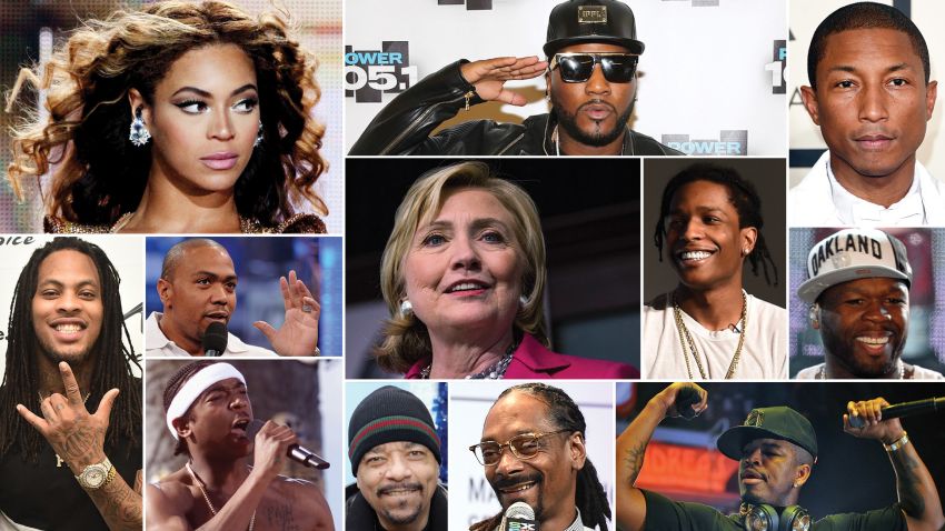 Hillary hip hop boost
