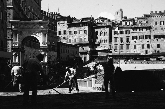 "Covering any large sporting and cultural event like the Palio is an exciting opportunity," Funnell told CNN.<br /><br />"The spectacle provides ample opportunities to grab a wide range of images conveying the event and surrounding atmosphere. Races have a defined timeline which means building a narrative is quite straightforward but often involves shooting ahead of the race as well as after."<br />