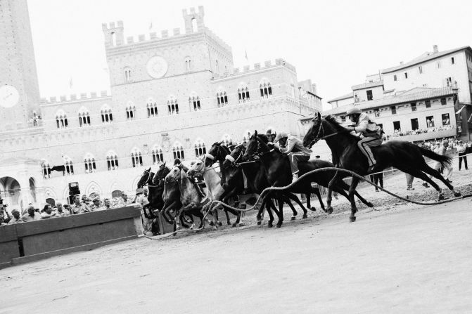 "Moments before the race the 60,000-strong crowd is almost deadly silent. When the canon fires and the rope drops there is intense excitement but also relief -- it feels like a huge collective release."