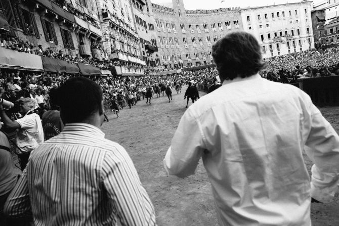 "You really only have two attempts to shoot the horses as by the third lap the crowd are starting to get up from their seats and invade the track."