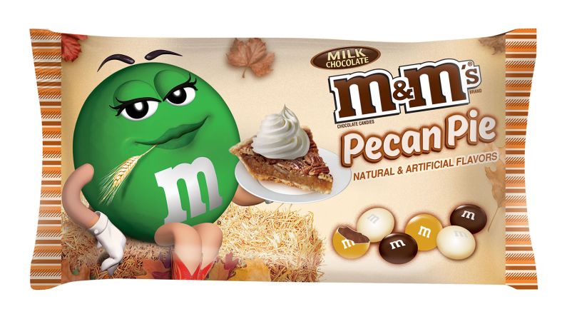 Why not encapsulate the delicious flavors of pecan pie in a hard M&M shell? The new fall-inspired candies have been spotted on store shelves in August. 