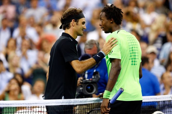 Monfils held a two-set lead over Federer at last year's U.S. Open before the Swiss rallied to win their quarterfinal.