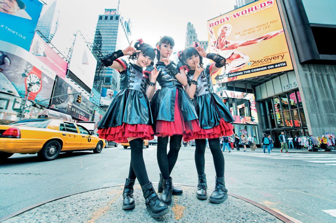 Japanese heavy metal idol band <a href="http://en.babymetal.jp/home/" target="_blank" target="_blank">Babymetal</a> show that even the clunkiest boot can look adorable. 