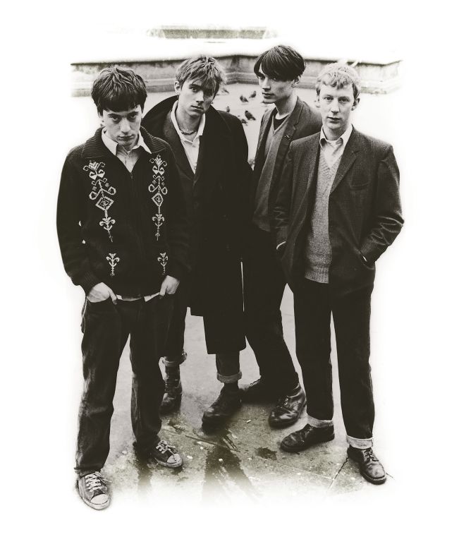 British band <a href="http://edition.cnn.com/2015/08/04/style/blur-comic-book/">Blur</a>. <br /><br />Their third album released in 1994, <em>Parklife</em>, would later define the Britpop movement. 