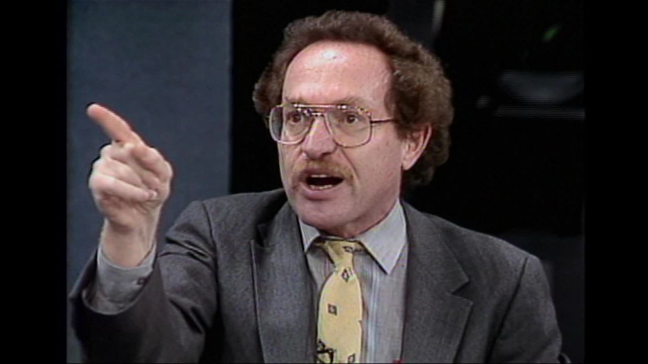 Alan Dershowitz, on 'The Morton Downey Jr. Show'