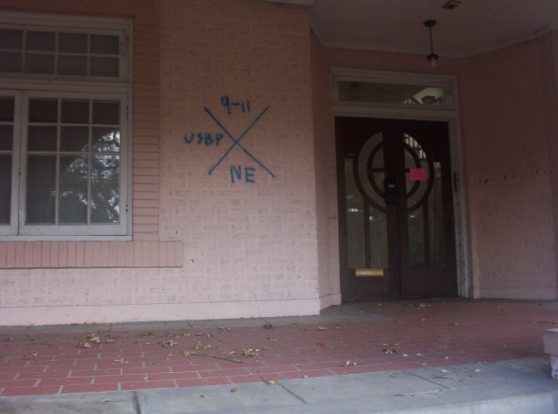 Dunne's home was marked with an X after it was searched.