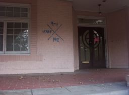 Dunne's home was marked with an X after it was searched.