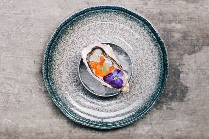 "Keep an eye out for oysters, which are transcending the raw bar into a wider variety of cuisines," says Christopher Mark of Black Sheep Restaurants in Hong Kong. "That 70s" oyster (pictured) is one of more than 20 types served at The Walrus, a new oyster restaurant in Hong Kong.