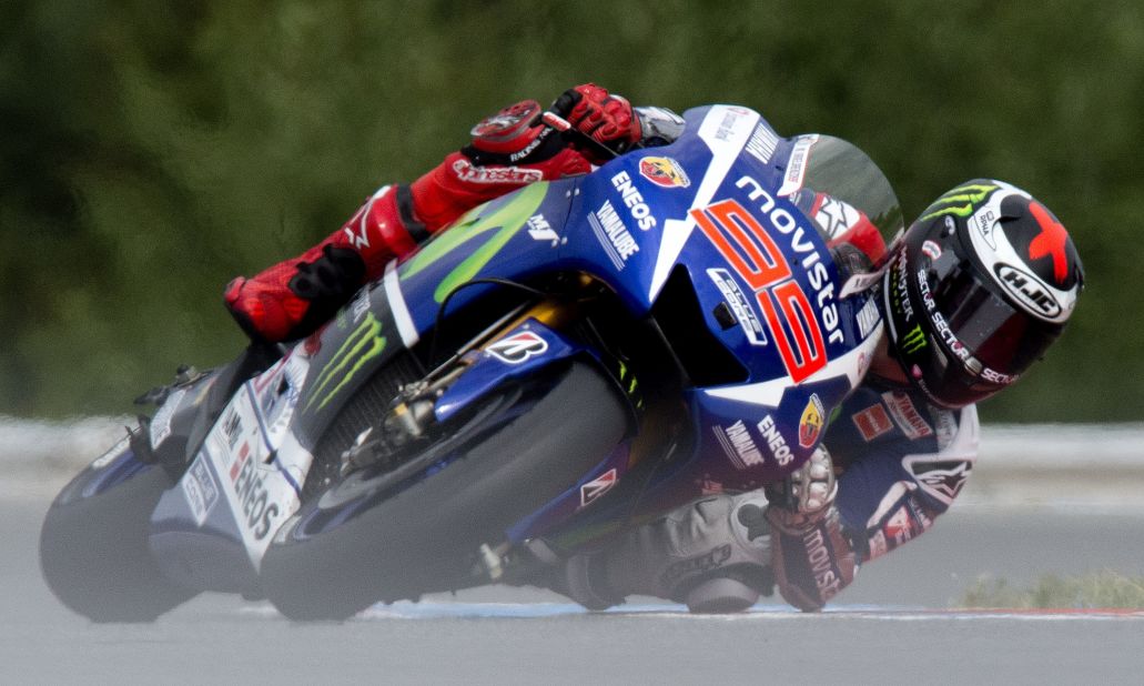 Lorenzo, a two-time MotoGP champion, took the checkered flag at the last round in Brno, Czech Republic. The Spaniard officially leads the championship standings by virtue of his five race wins compared to Rossi's three.