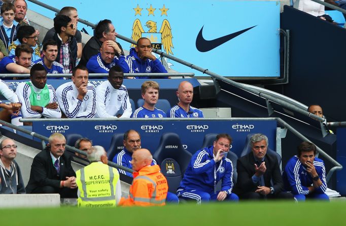 John Terry had to settle for a place on the bench during the second half, as he was substituted for the first time in a Premier League match under Mourinho. The Portuguese manager said it was a tactical substitution allowing the "faster" Kurt Zouma to give Chelsea more cover at the back.