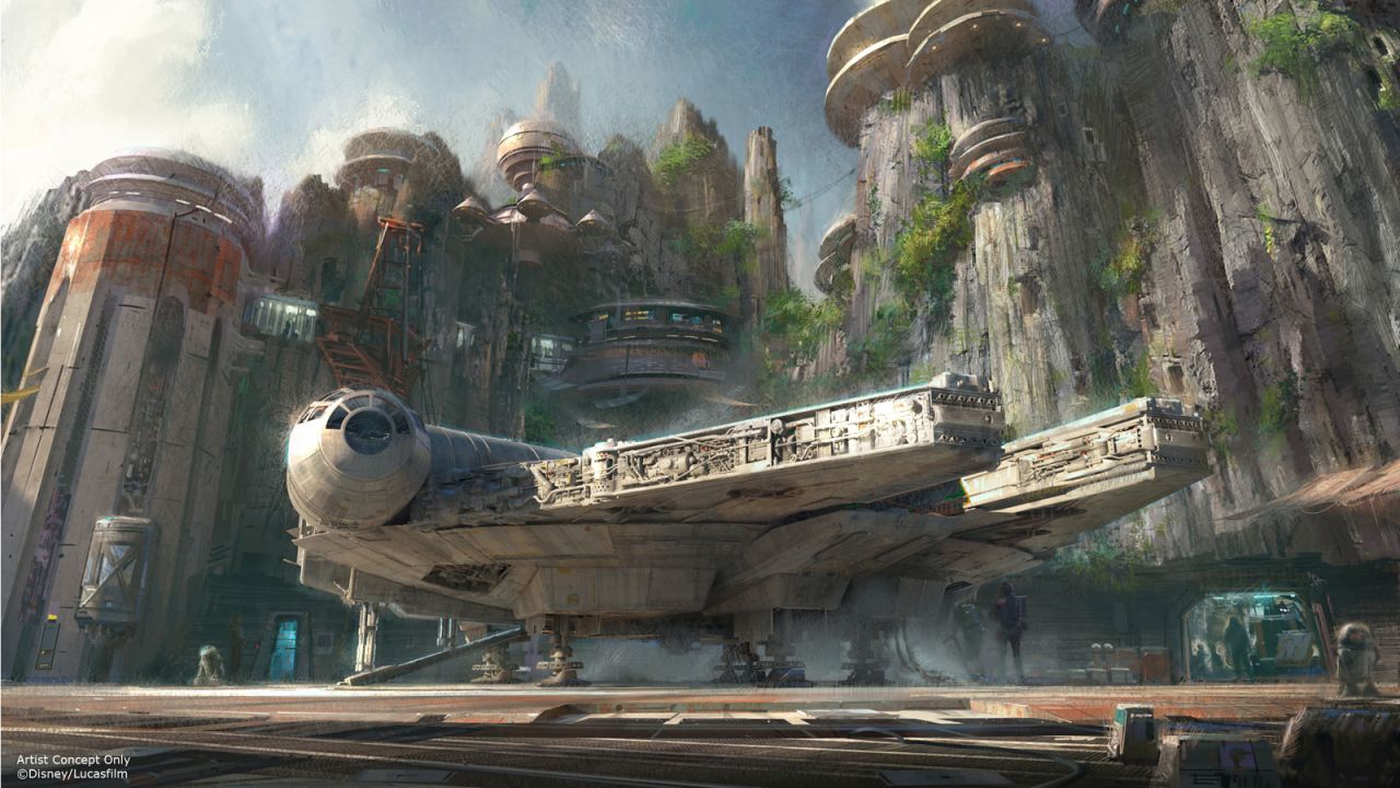 Visitors will get the chance to ride in a Millennium Falcon, drink in a Mos Eisley-style cantina and immerse themselves in an epic battle between the First Order and the Resistance. 