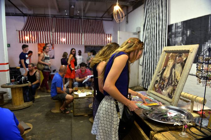 "The development of Maboneng has provided a platform for sustainability," says Bheki Dube. "There's over 20 restaurants in the neighborhood, galleries, public art. It's a platform for an individual to engage with Johannesburg at the grassroots level," he adds