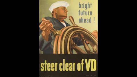 World War Two V for VD Is Not V For Victory Medical Poster A3 Print