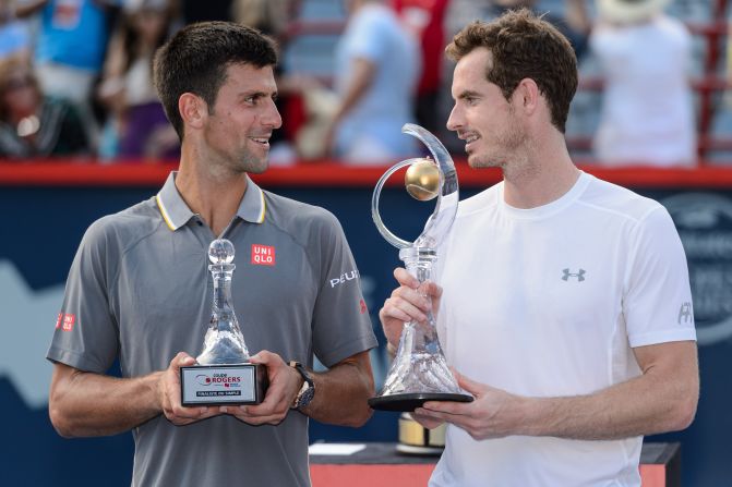 Andy Murray broke his eight-match losing streak against Novak Djokovic -- a run stretching back to the 2013 Wimbledon final -- to win the Rogers Cup in Montreal.