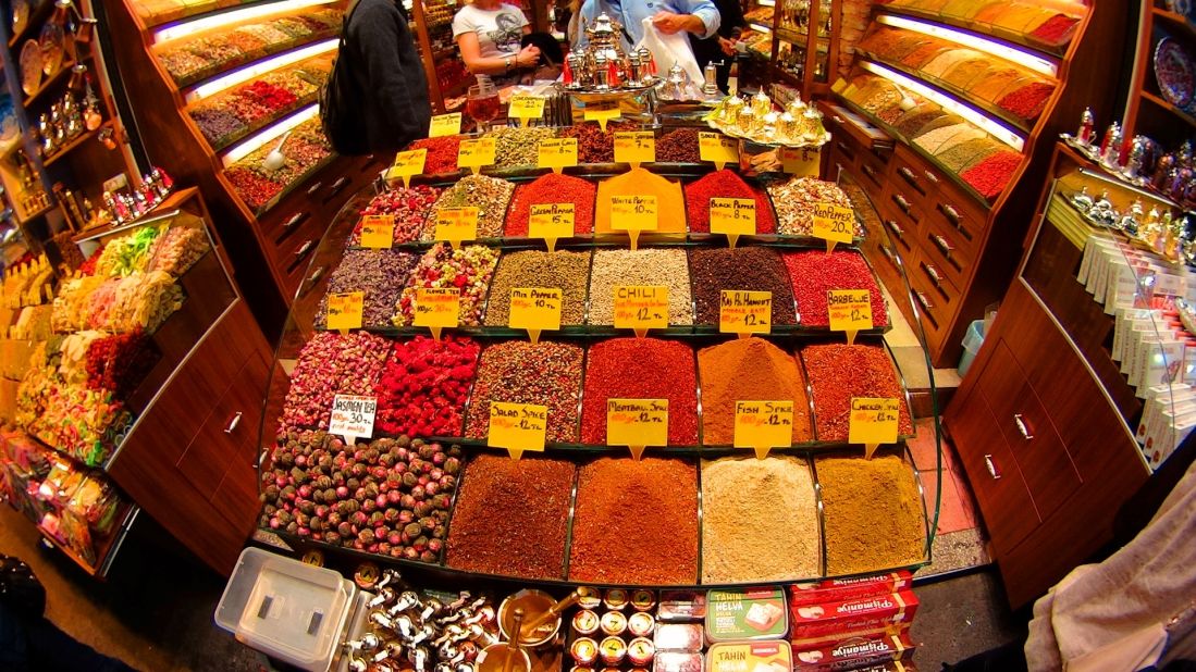 "Turkey is a treat for all the senses," says Freddy Sherman. He took this colorful photo in an Istanbul spice market that smelled as amazing as it looked.