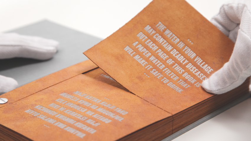 Drinkable book