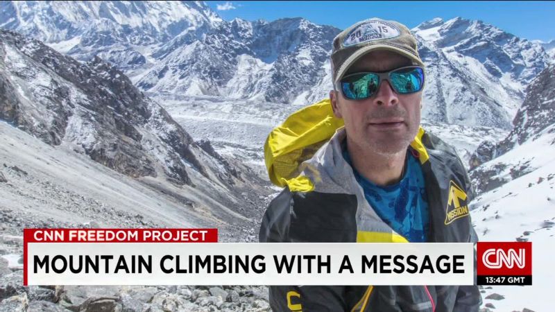 Mountain Climbing With A Message | CNN