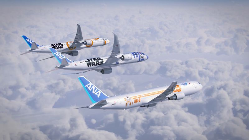 R2-D2 jet: First of 3 ANA 'Star Wars' planes unveiled | CNN