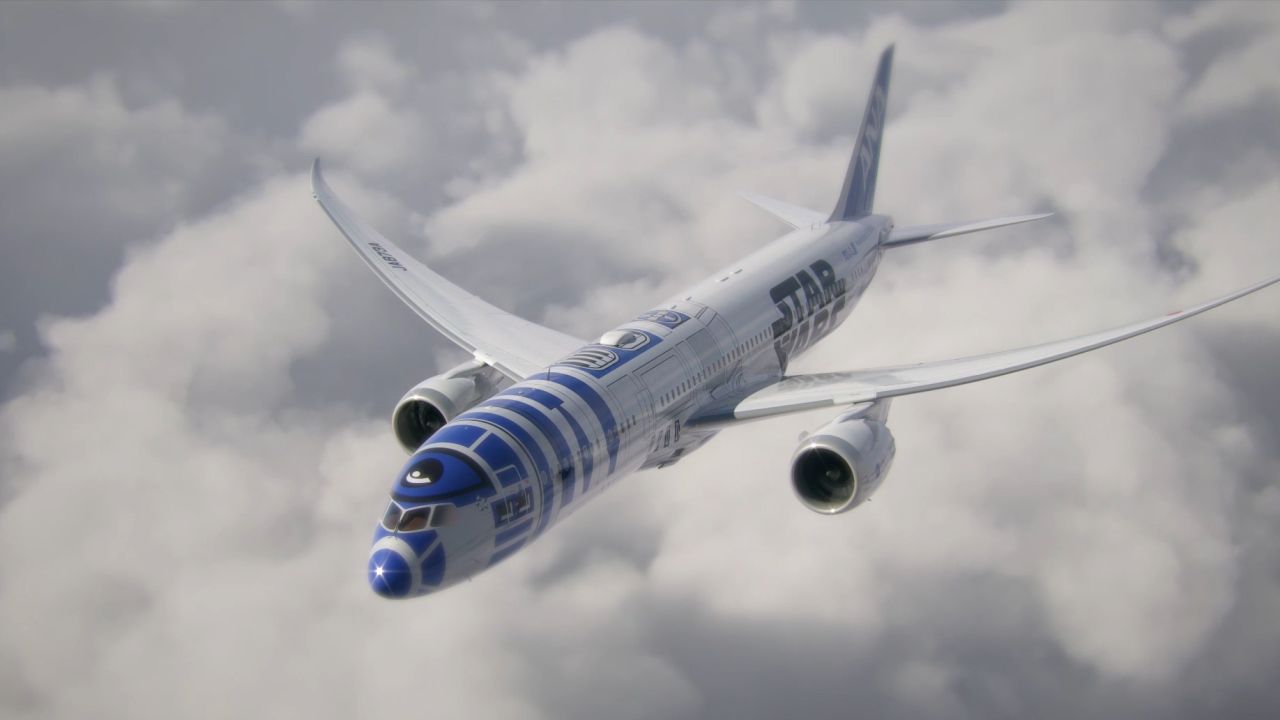 The airline debuted plans in April for the R2-D2 ANA jet, a Boeing 787-9 Dreamliner bearing the beloved droid's likeness.