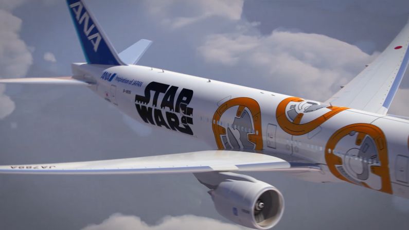 The third plane will be another R2-D2-themed Boeing, this time a 777-300ER, which will go into service in March 2016 between Japan and North America. 