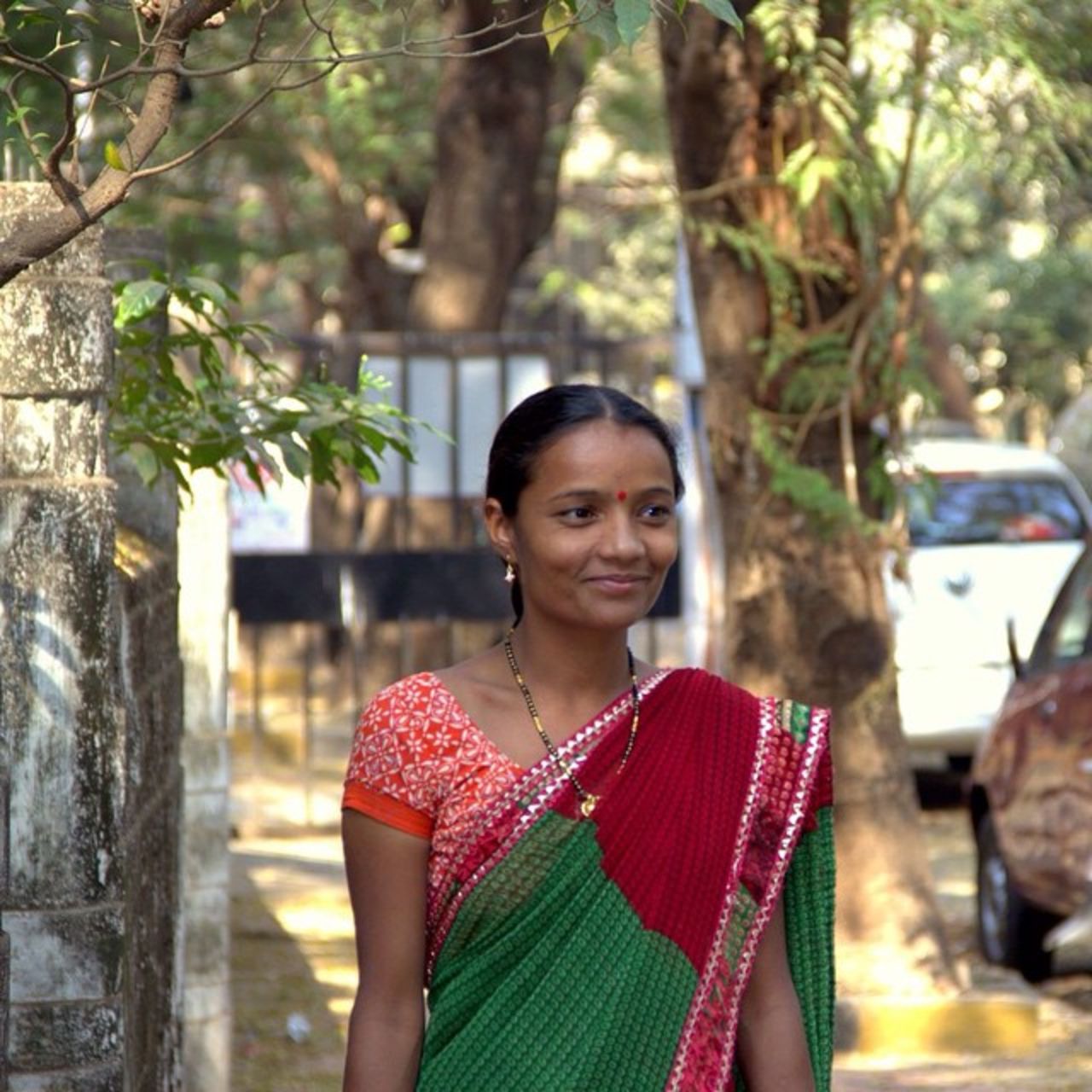 <a href="https://instagram.com/officialhumansofbombay/" target="_blank" target="_blank">Humans of Bombay</a> is Karishma Mehta's popular spin off of the <a href="http://www.humansofnewyork.com/" target="_blank" target="_blank">New York classic.</a> <a href="https://instagram.com/p/yB3LHTKMUN/" target="_blank" target="_blank">Pictured</a>, a young woman who was forced into an arranged marriage at 15. <br /><br />"A few months in to the marriage, I found out he was already married to another woman, but I was already pregnant. I delivered my daughter at the age of 16. My mother in law would insist I work in the scorching sun on their piece of farmland in Baramati, and when I used to resist I would get beaten up. Instead of protecting me, my husband used to join in and hit me as well. One day he threatened to hit my children too. That day, I walked out of the house and never looked back. I'm finally getting a legal separation, and I've never felt more independent."