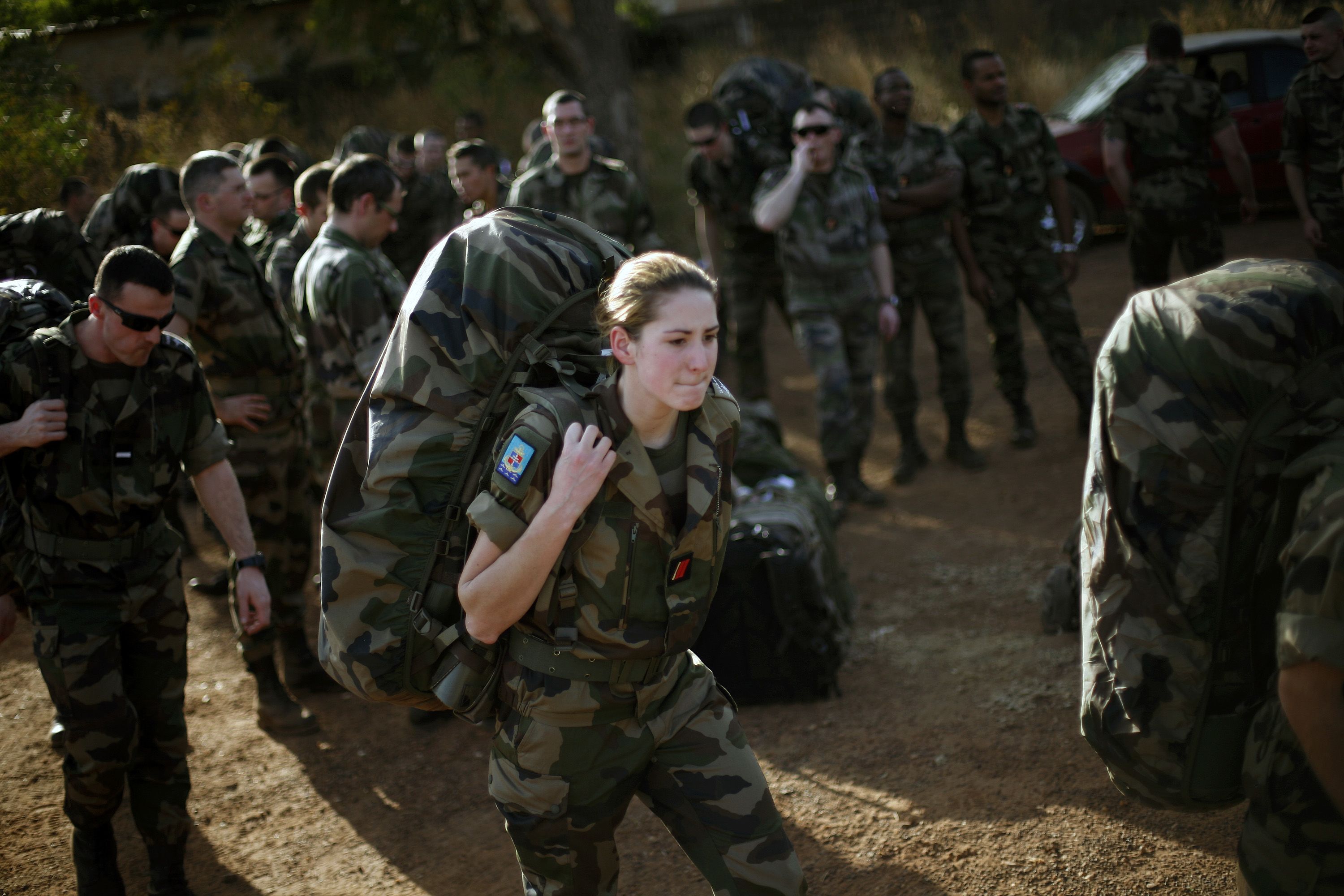 french army women