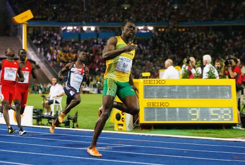 But his career high - at least in speed terms - was at the Worlds in 2009 where he set a 100m world record of 9.58 seconds.