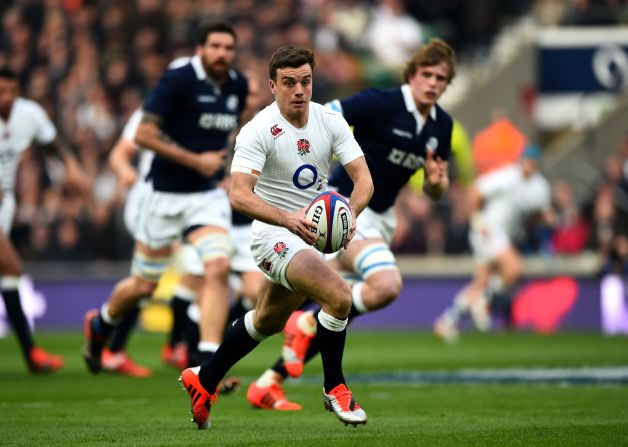 He might be the new kid on the block but 22-year-old George Ford has earned rave reviews for host England. The fly-half starred in his country's Six Nations campaign and scored 25 points against France last March, giving him the edge for the No. 10 shirt ahead of rival Owen Farrell.