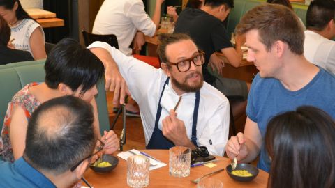 "Chef" Charles Pelletier explains the story behind the dish.