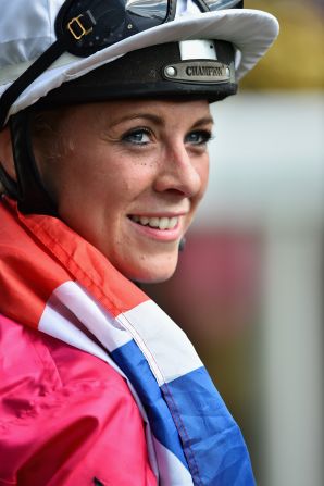 Bell teamed up with Fahey in 2013. She comes from a horsey background -- her mother rode point-to-point races -- and relishes the challenge of flat racing. "I suppose it's dangerous but i don't really think of it like that. It's something I love doing and I enjoy every minute," she said.