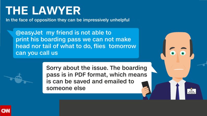 In an age when customer service takes place in public view, handling customers' emotional baggage in 140 characters or less is no small feat. Airlines adopt several personas when it comes to dealing with customers via Twitter.