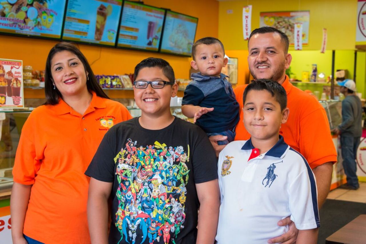 Not only is the Montoya family adding an eighth location in the Chicago area, their numbers are growing.  The parents are expecting their fourth child in October. 