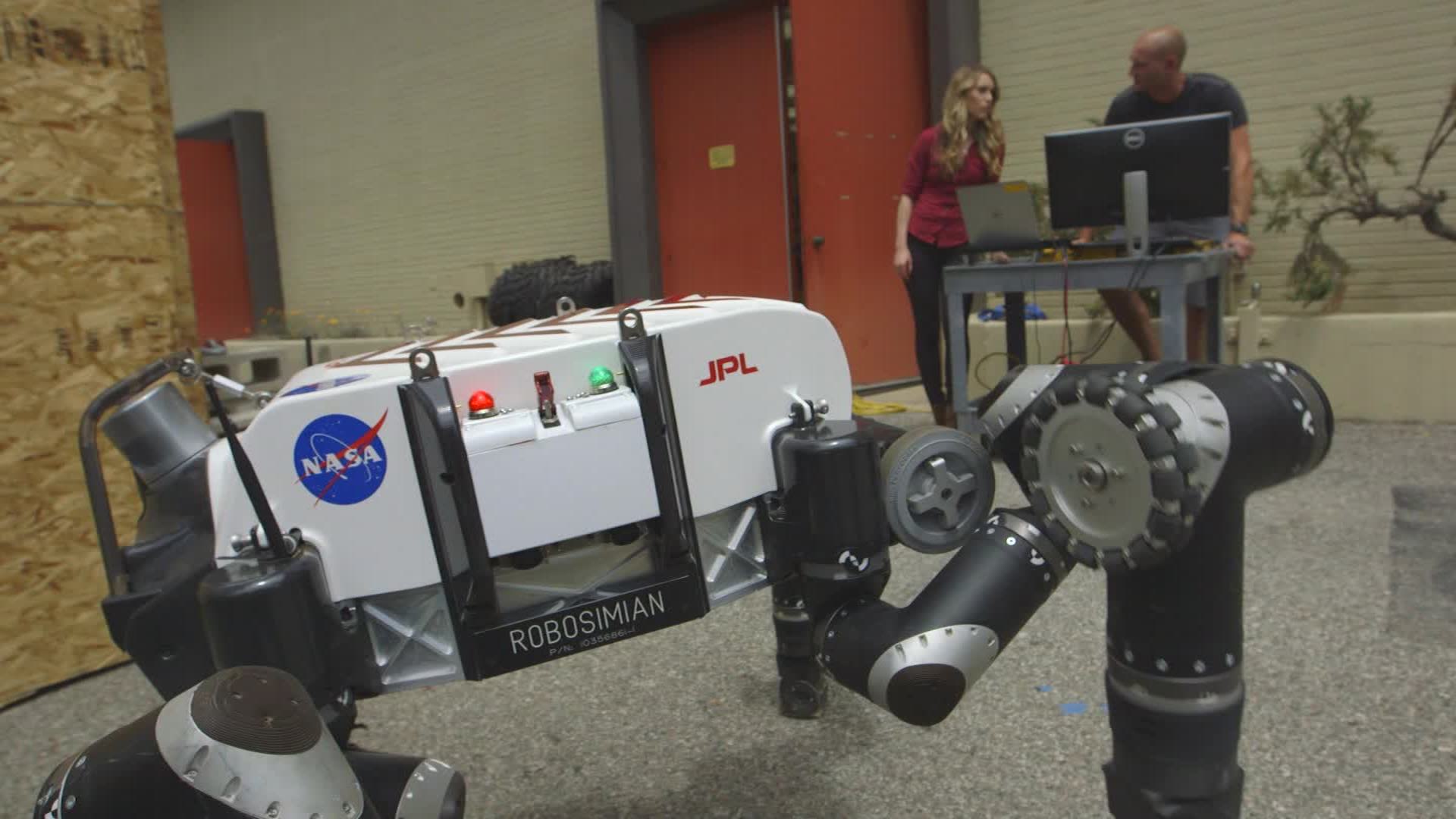unmanned robots used by nasa