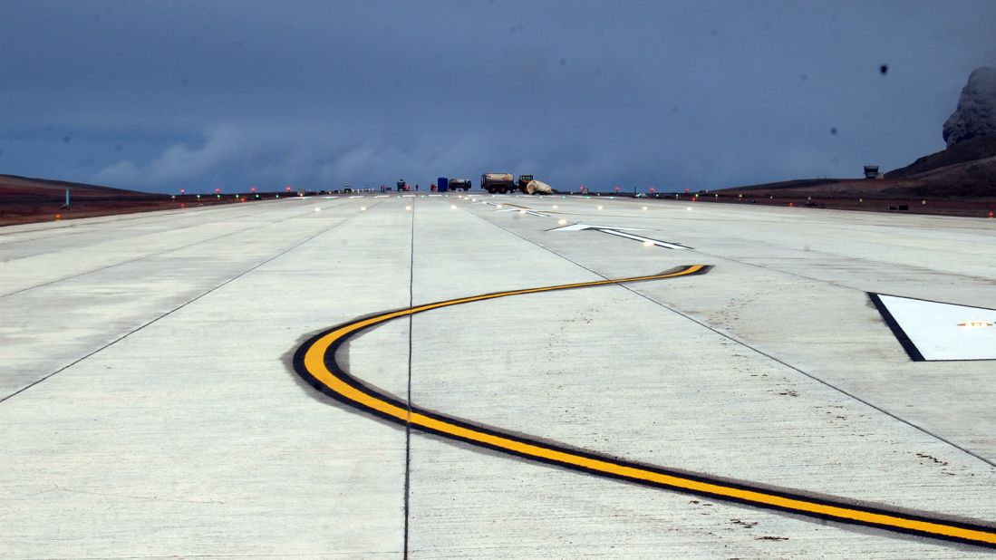 <strong>Atlantic airstrip: </strong>A new runway was completed in 2016 and a scheduled commercial air service started in October 2017, linking the island with Johannesburg. 