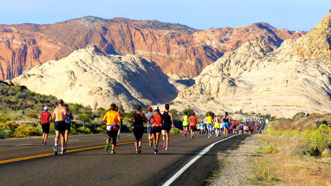Deep in southwest Utah, the desert town of St. George hosts what "Runner's World" has called one of only four "Marathons to Build a Vacation Around" -- anywhere. 