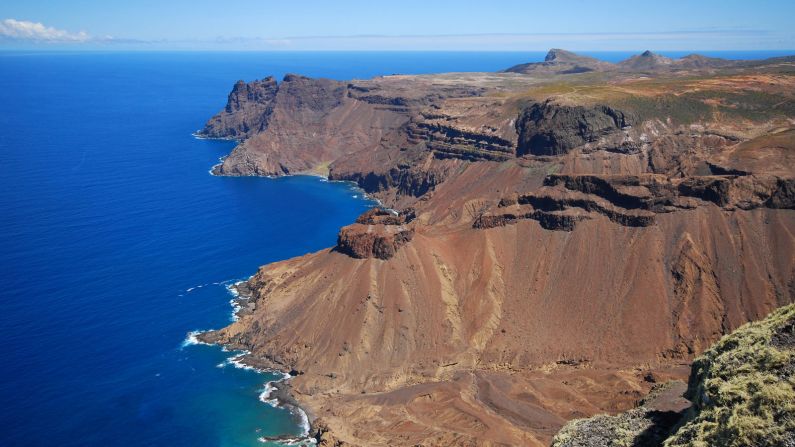 <strong>Sea links:</strong> Until 2016, reaching St. Helena involved passage on RMS Saint Helena, the mail ship that, every three weeks, covered the five-and-a-half day journey from Cape Town, South Africa.