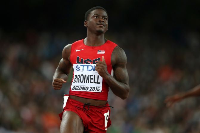 Gatlin's U.S. teammate Trayvon Bromell set the fastest non-assisted time of 9.91 as the 20-year-old debutant also won his heat. He will face Olympic champion Bolt in the opening semi. 