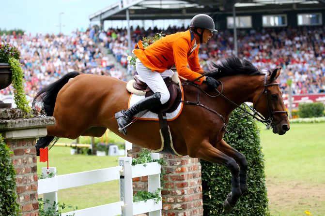 Dubbeldam capped an incredible tournament for the Netherlands. Riding SFN Zenith, Dubbeldam took the European Individual Show Jumping title on Sunday. His victory ensured the Dutch finished top of the medal table with four golds, one silver and three bronze medals.