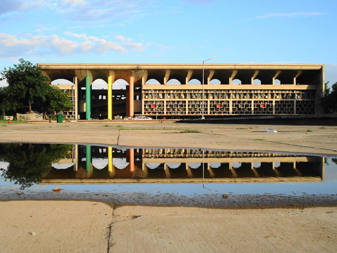 The Chandigarh High Court designed by Le Corbusier