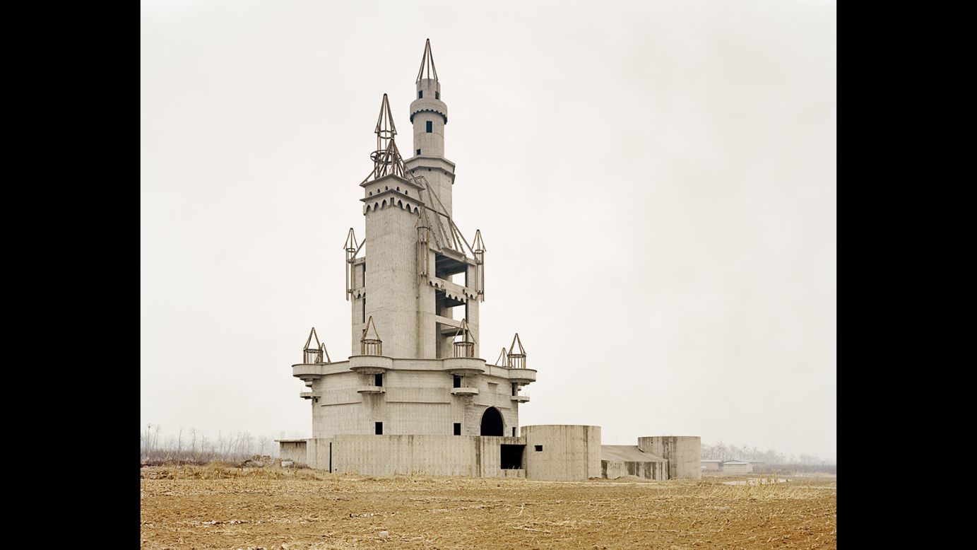 Not all of the parks are simply witnessing an off-season lull. In the early 2000s, China's rush to develop left a smattering of unrealized development plans. This abandoned castle, about 20 miles outside of Beijing, has stood tall and rotting since 1998.  <br />