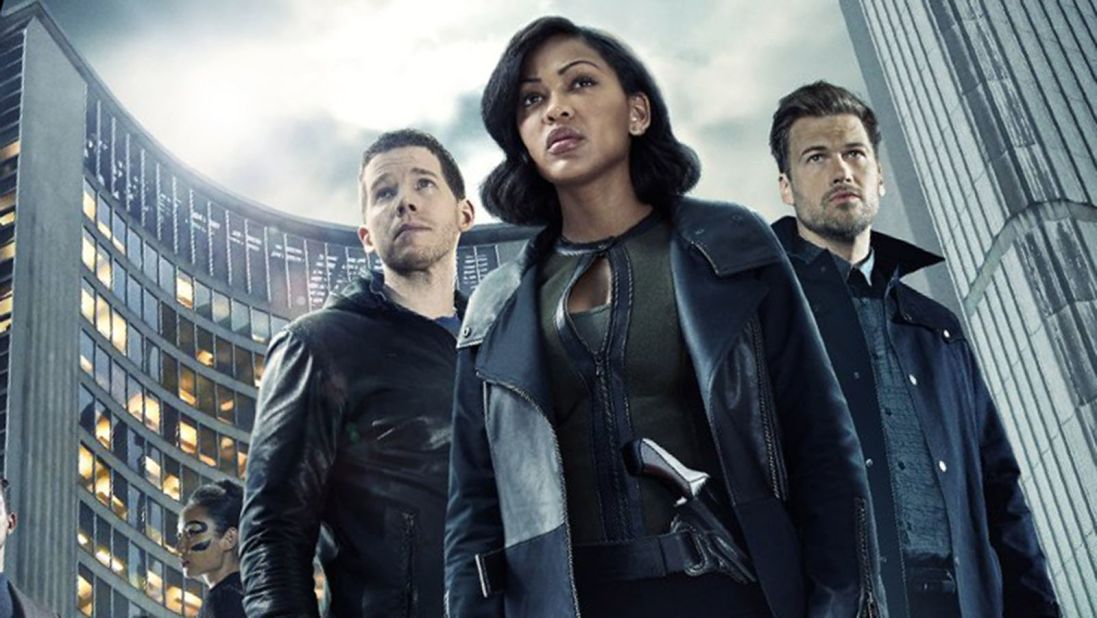 Stark Sands, Meagan Good and Nick Zano star in the sci-fi series "Minority Report," a TV sequel to the 2002 film starring Tom Cruise. 