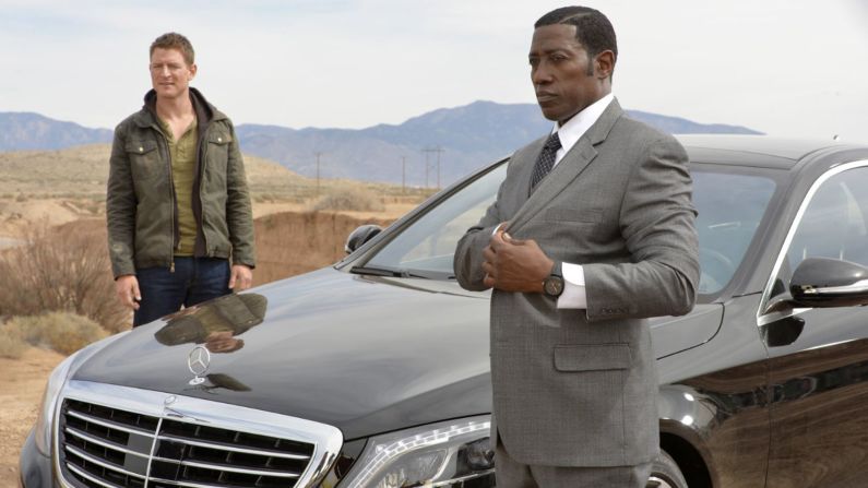 Philip Winchester and Wesley Snipes are playing for keeps in Vegas in "The Player." 