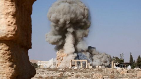 UNESCO, the United Nations cultural organization, called the destruction of the Temple of Baalshamin a "war crime."