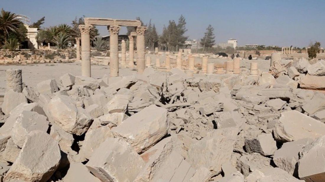 There was uncertainty -- not unusual amid the chaos of the Syrian conflict -- over when exactly the damage was done to the temple, which dates from the first century. <a href="http://www.cnn.com/2015/05/15/middleeast/gallery/palmyra-ruins-syria/index.html" target="_blank">See more photos from the ruins of Palmyra</a>