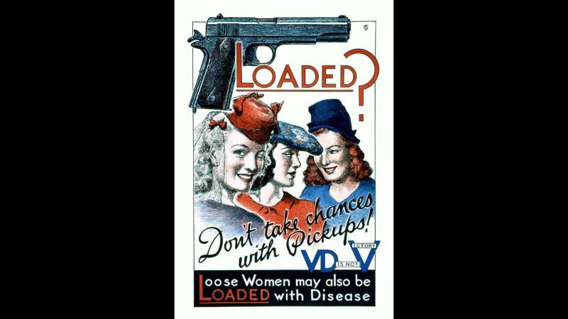 WW2 Venereal Disease Prevention Poster VD 
