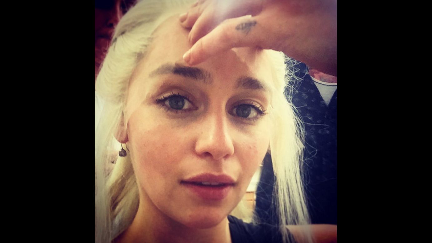 "Well well well.... It sure looks like, #goodhairdaysarehereagain #cantwashthis," "Game of Thrones" actress Emilia Clarke <a href="https://instagram.com/p/6z4SxbI1E5/" target="_blank" target="_blank">posted to Instagram on Tuesday, August 25. </a>She plays Daenerys Targaryen in the HBO series.