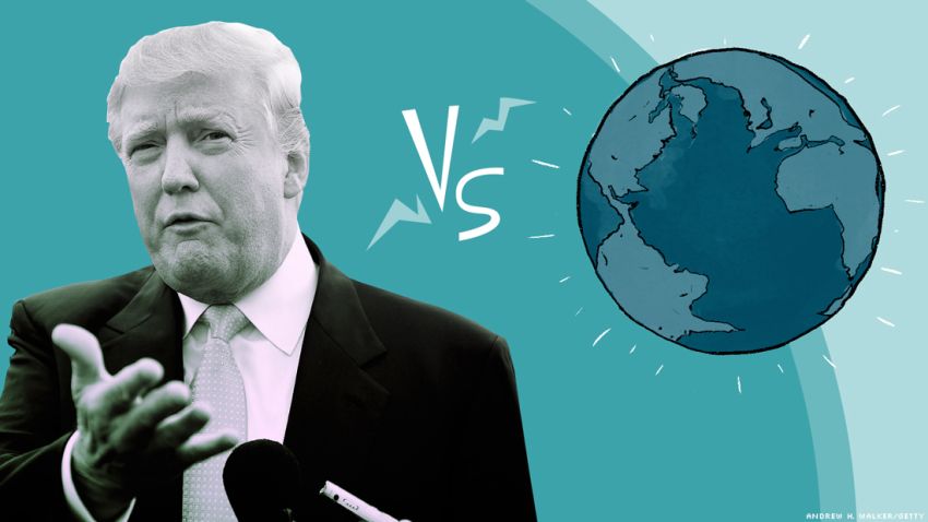 Donald Trump versus the world