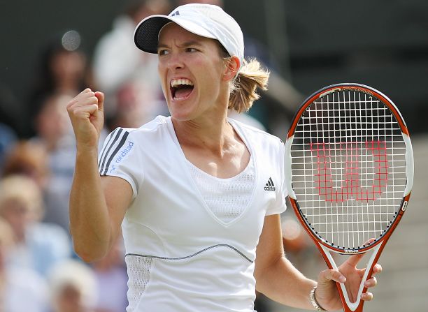 Stosur is one of three players who have played Williams at least twice at a grand slam to have a winning record against the world No. 1. The other two are Justine Henin, seen here, and Jennifer Capriati. 