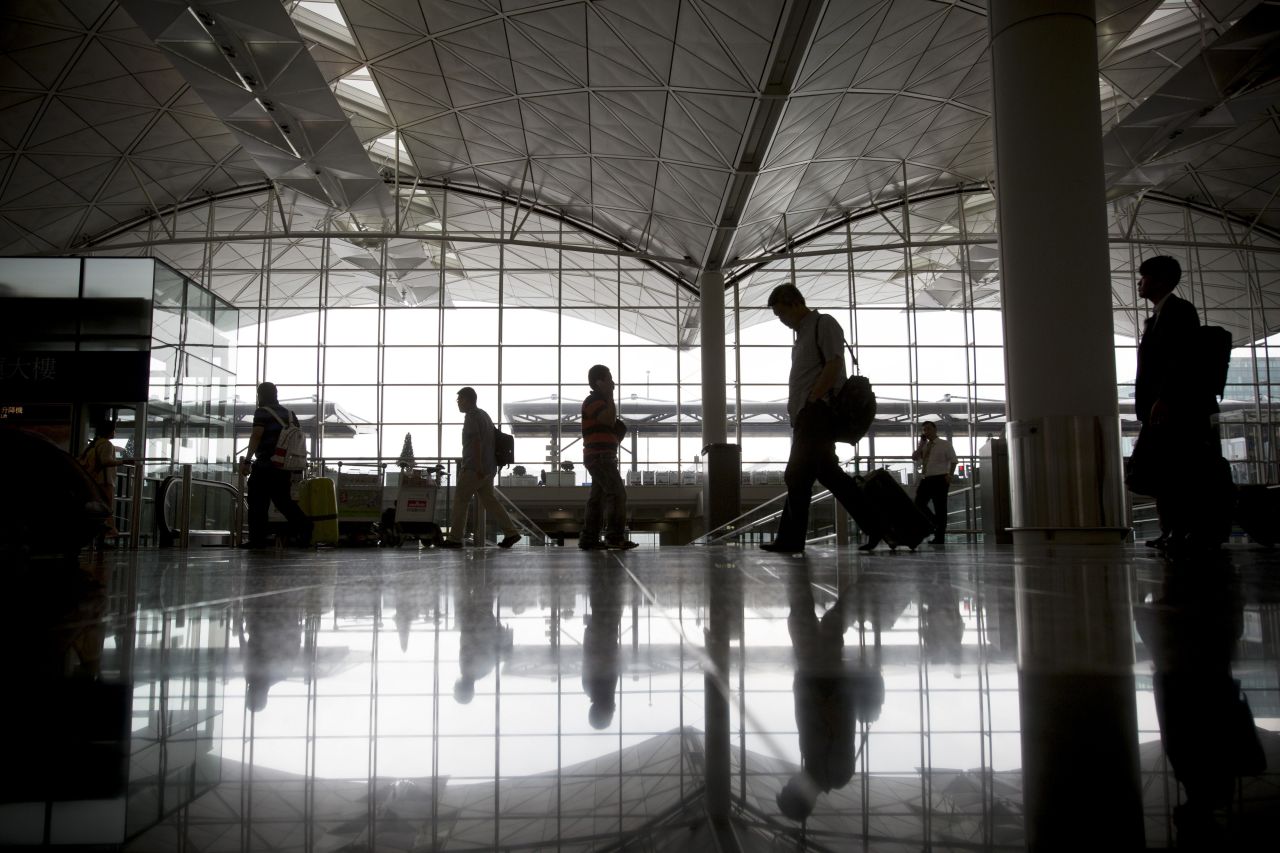 <strong>10. Hong Kong International Airport </strong>kept its 10th place ranking in total passenger traffic, with more 63 million passengers. The airport also kept first place in total air-cargo traffic, with 4.4 million metric tons.